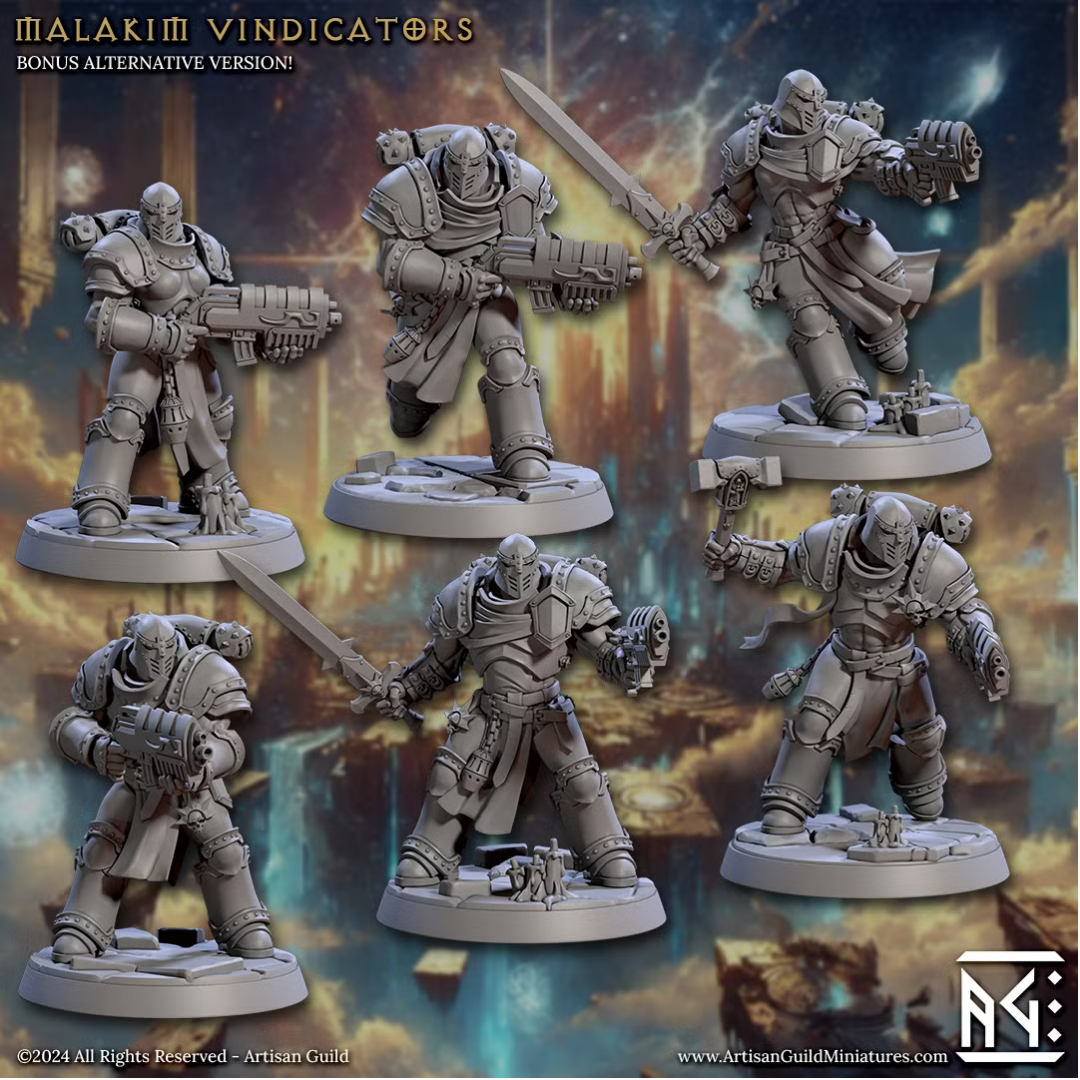 Malakim - Malakim Vindicators Bonus Alternate (6 Minis)