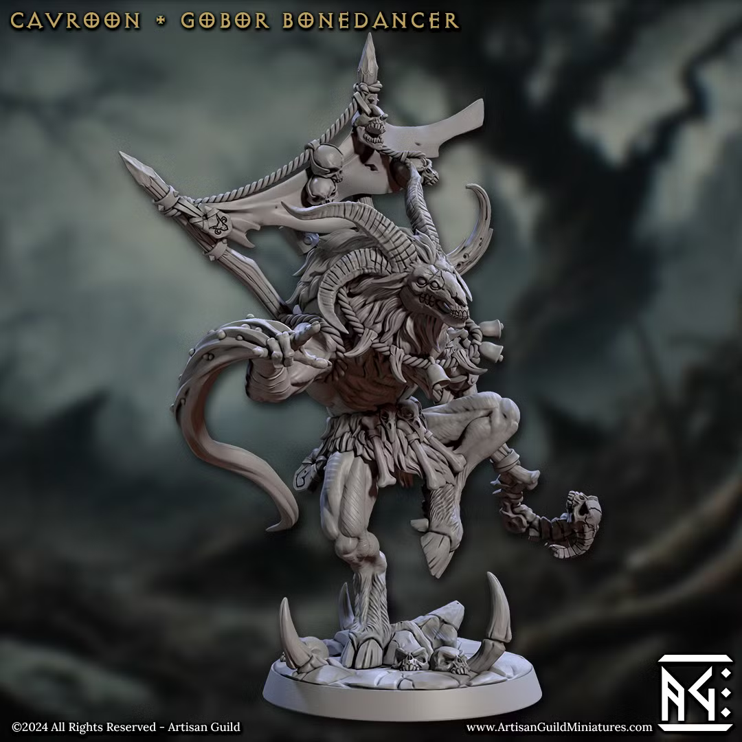 Beastmen - Cavroon - Gobor Bonedancer