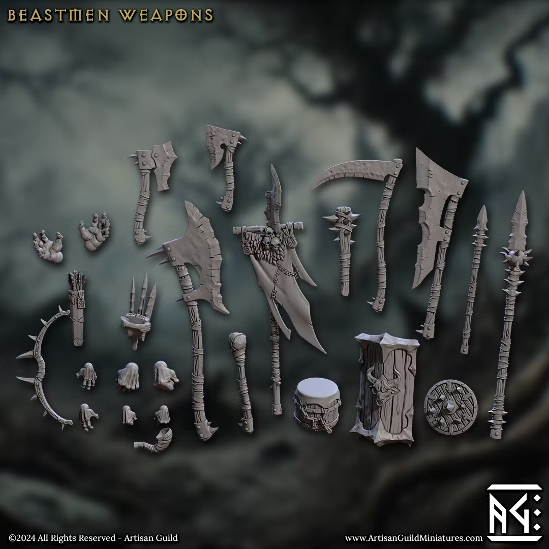 Beastmen Weapons (25 Bits)