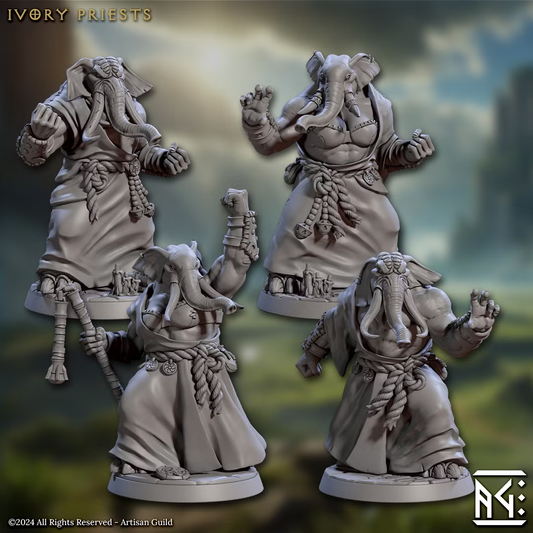 Ivory Sentinels - Ivory Priests (4 Minis)