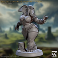 Ivory Sentinels - Gea the Elephorim Invoker Pinup