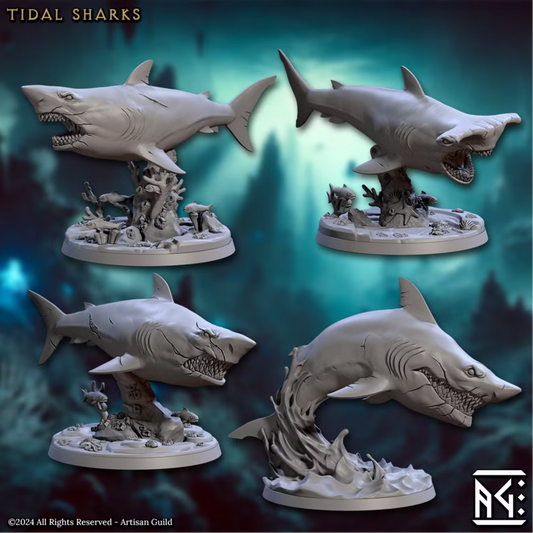 Death-Tide - Tidal Sharks (4 Minis)