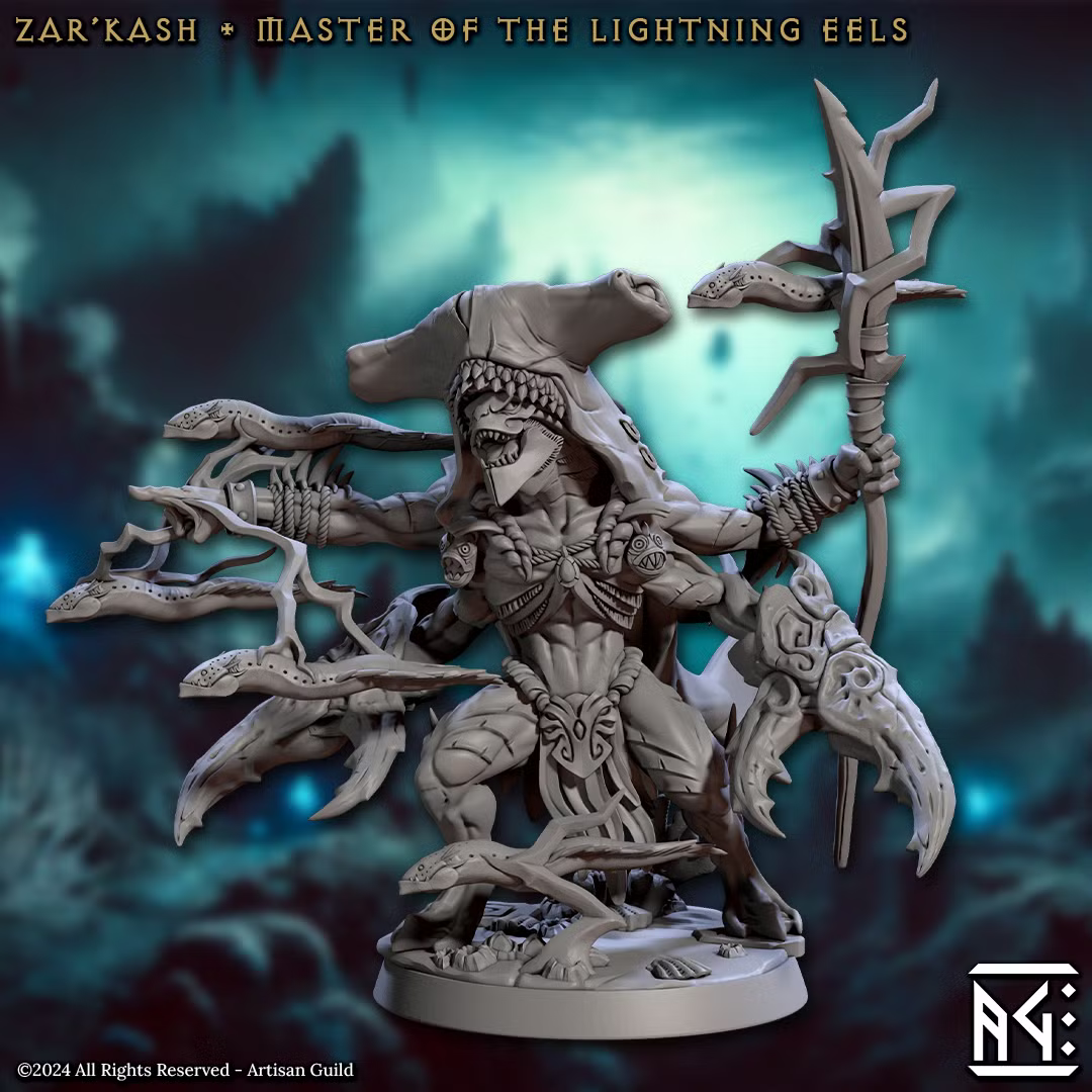 Death-Tide - Zar'Kash - Master of the Lightning Eels