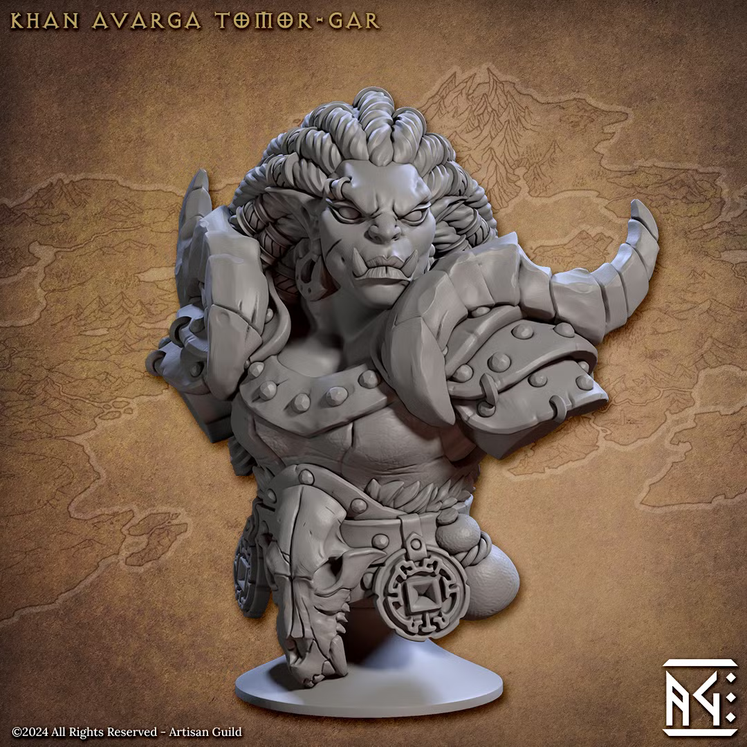 Blackcrag Orcs - Khan Avarga Tomor-Gar (Bust)