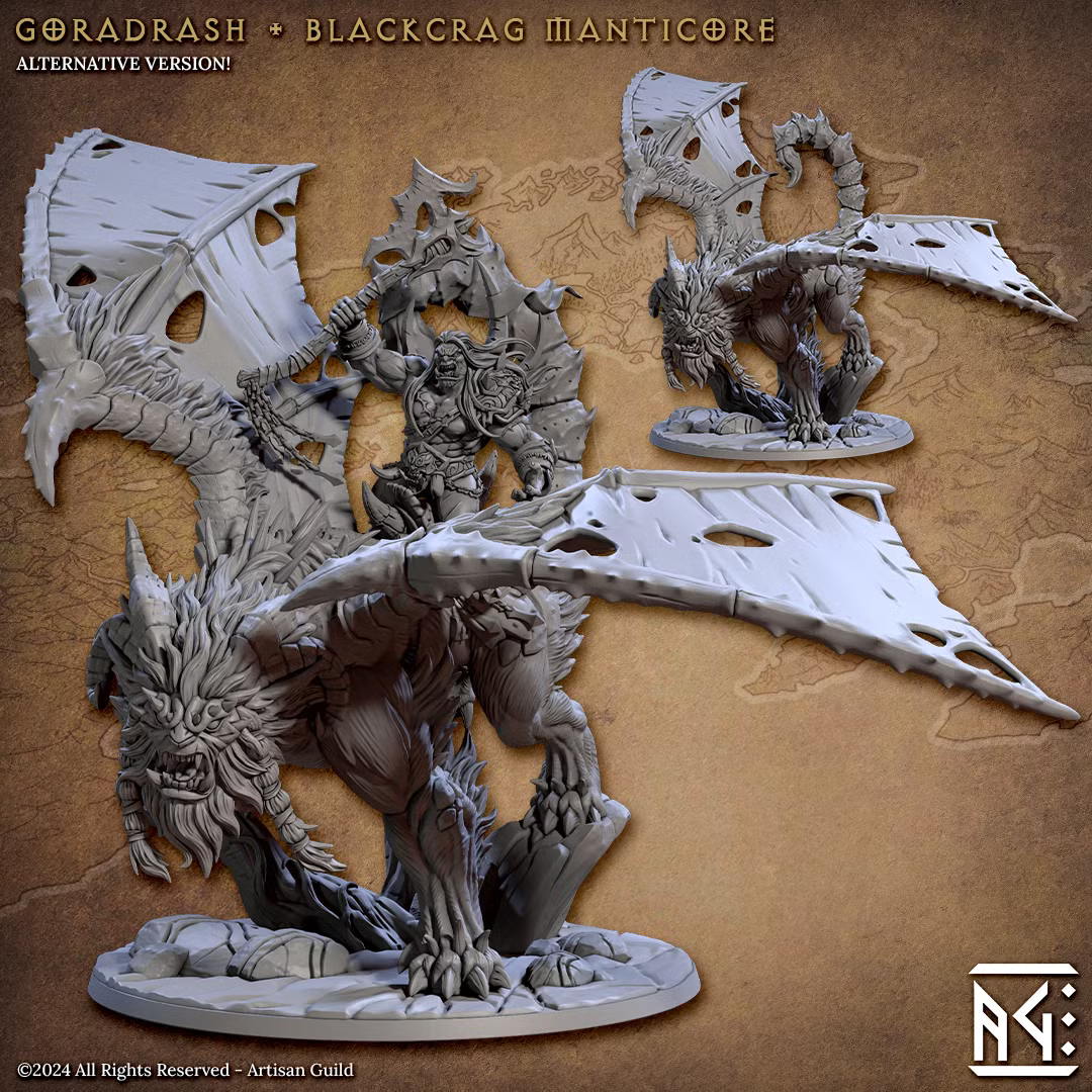 Blackcrag Orcs - Goradrash - Blackcrag Manticore