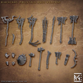 Blackcrag Orcs - Blackcrag Mountain Orcs Weapons (15 Bits)