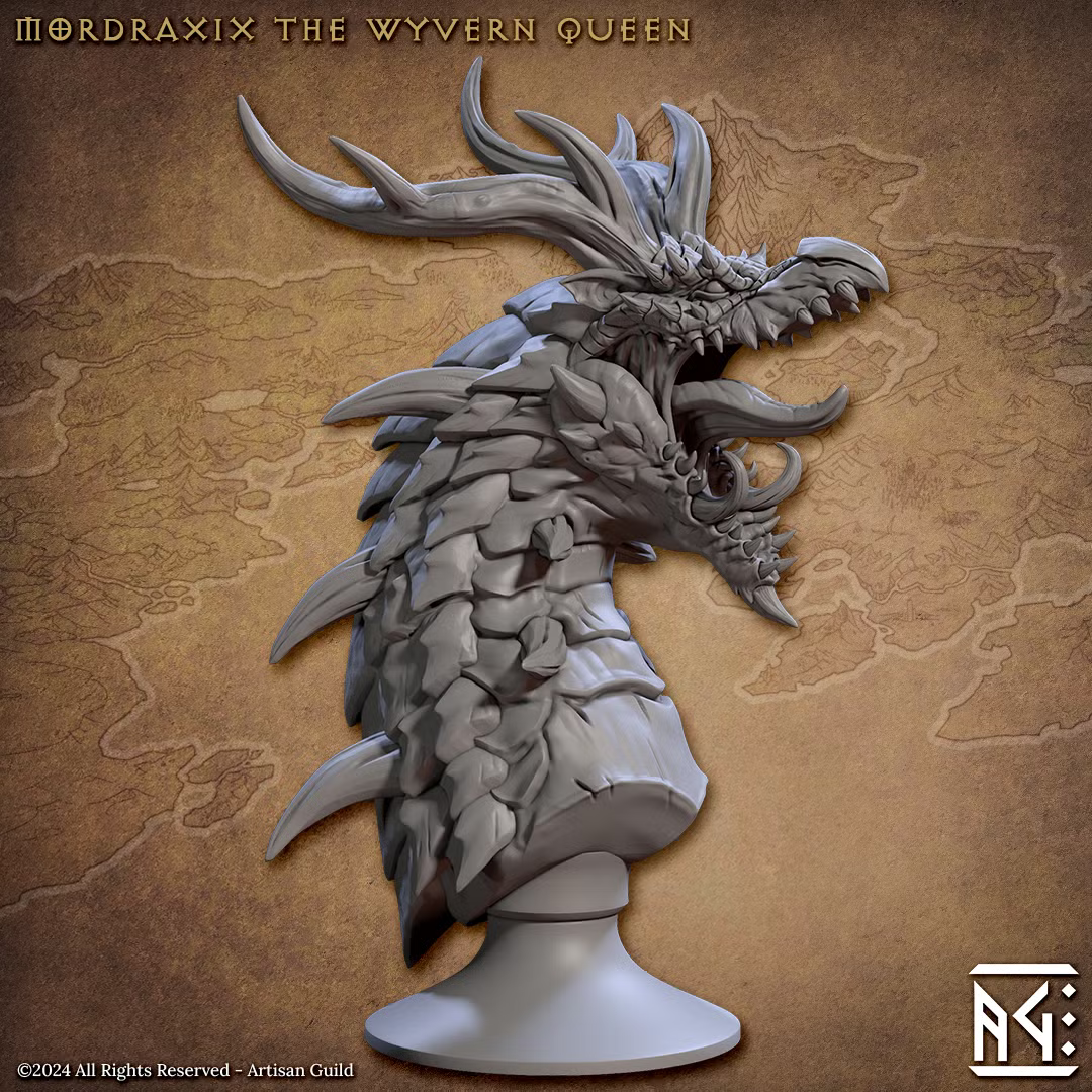 Vanguard Fighters - Mordraxix the Wyvern Queen (Bust)