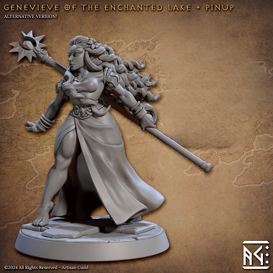 Vanguard Fighters - Genevieve of the Enchanted Lake Pinup
