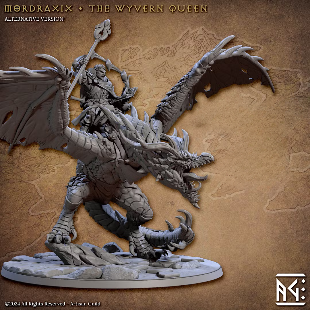 Vanguard Fighters - Mordraxix the Wyvern Queen