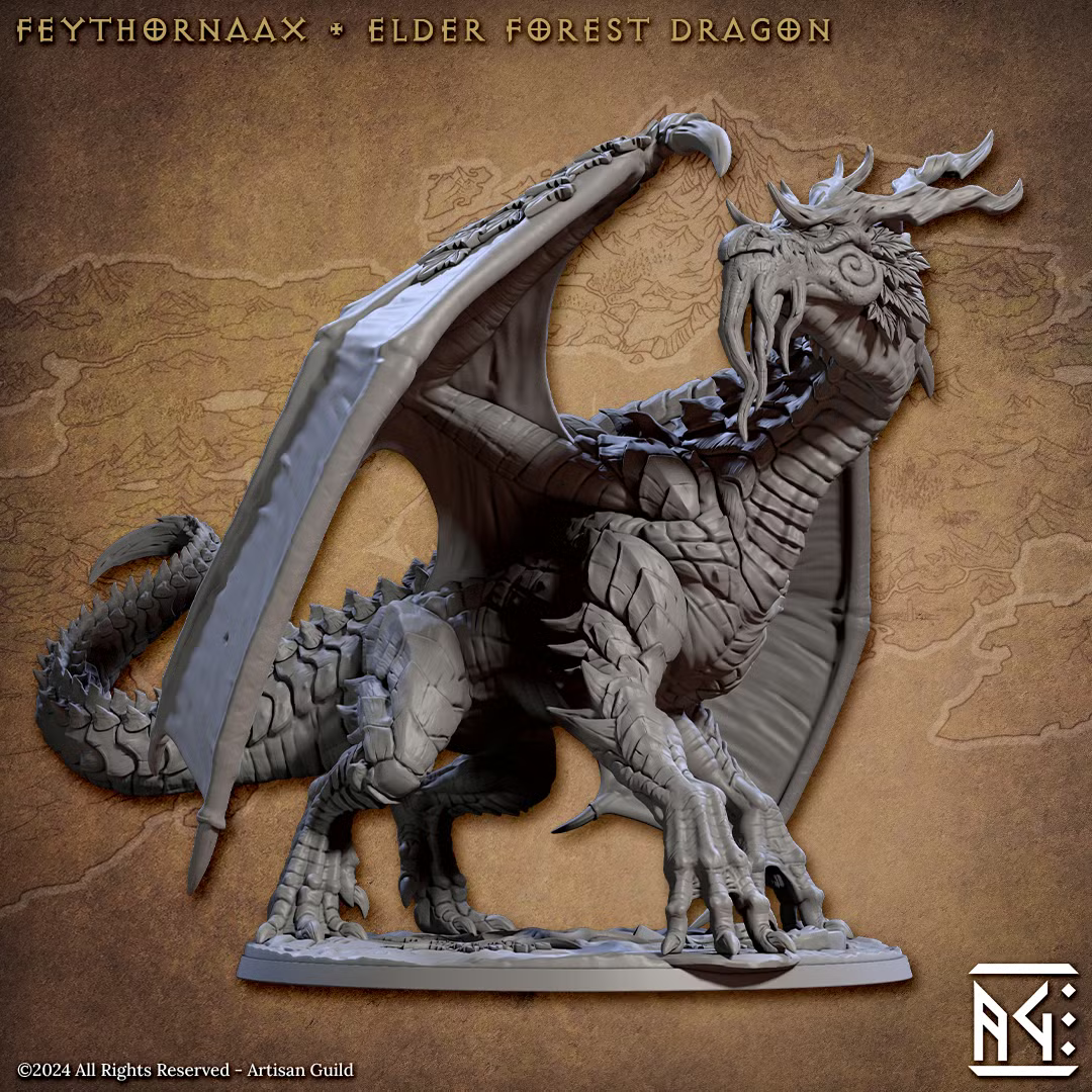 Deeproot Lurikeen - Feythornaax - Elder Forest Dragon