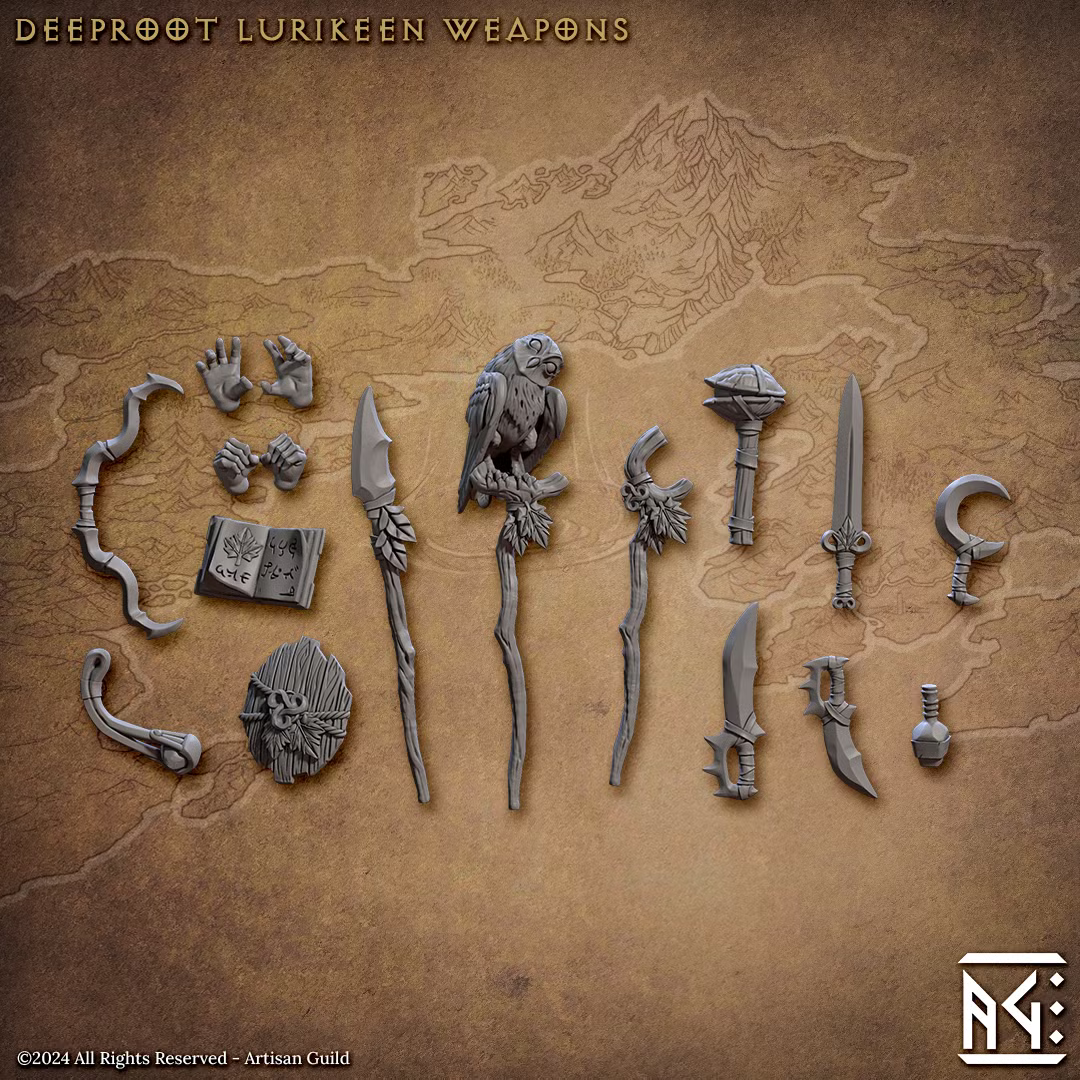 Deeproot Lurikeen - Weapons (17 Bits)