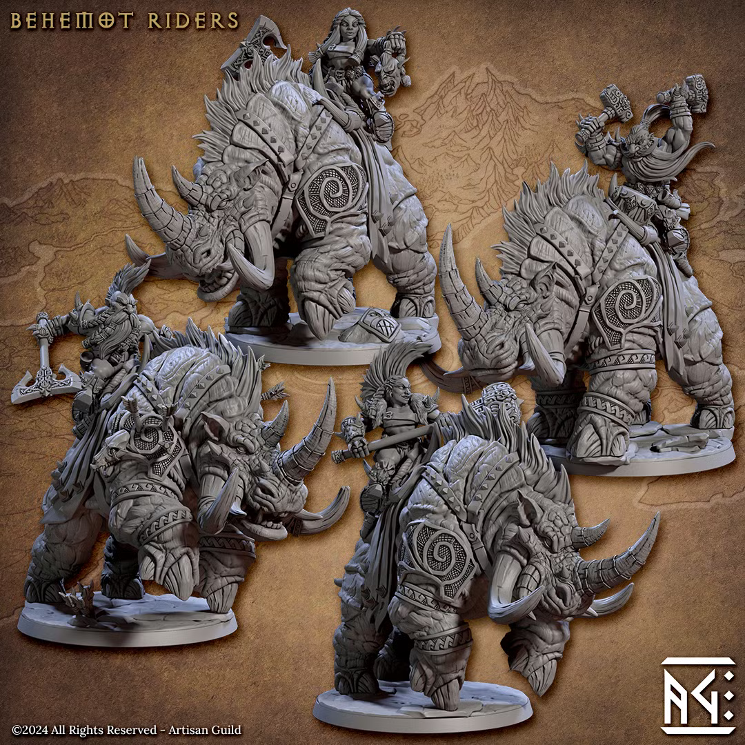 Goldvein - Behemot Riders Alternate (4 Minis)