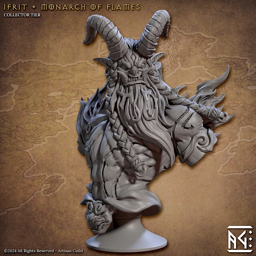 Temple of Ifrit - Ifrit - Monarch of Flames (Bust)