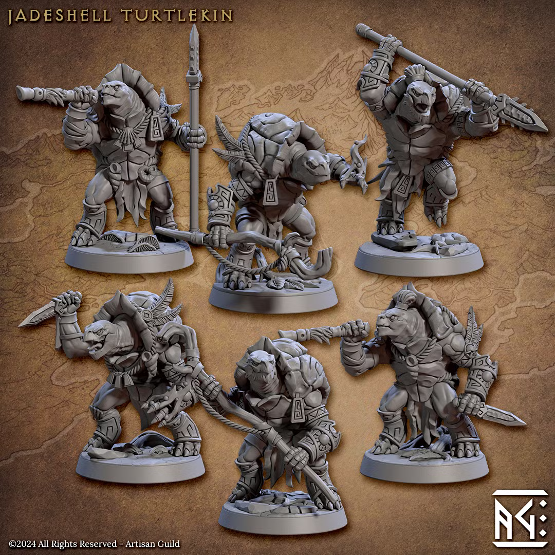 Jadeshell Turtlekin - Jadeshell Turtlekin (6 Minis)