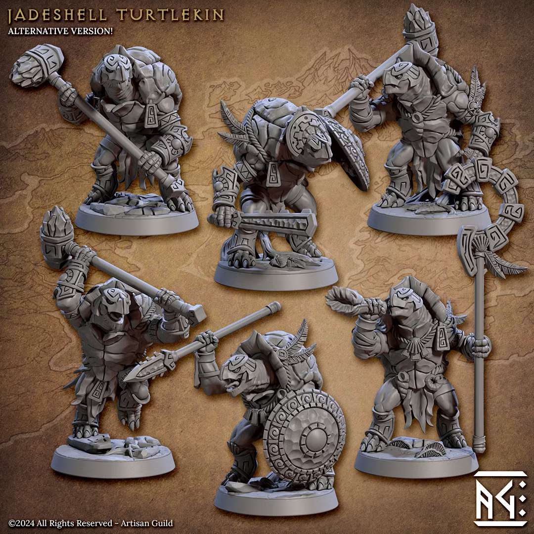 Jadeshell Turtlekin - Jadeshell Turtlekin Alternate (6 Minis)