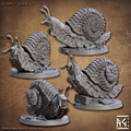 Jadeshell Turtlekin - Giant Snails (4 Minis)