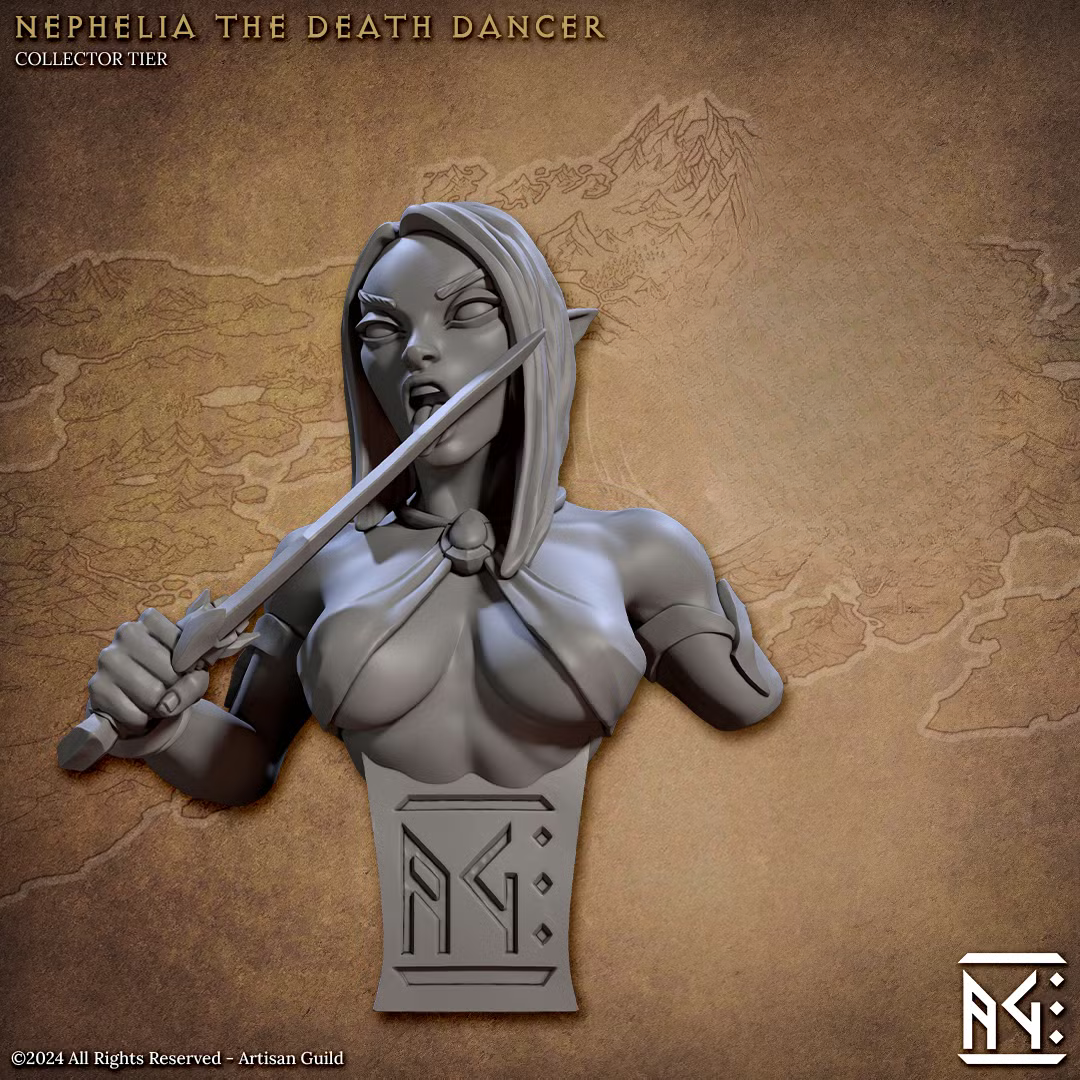 Blacktongue Assassins - Nephelia the Death Dancer (Bust)