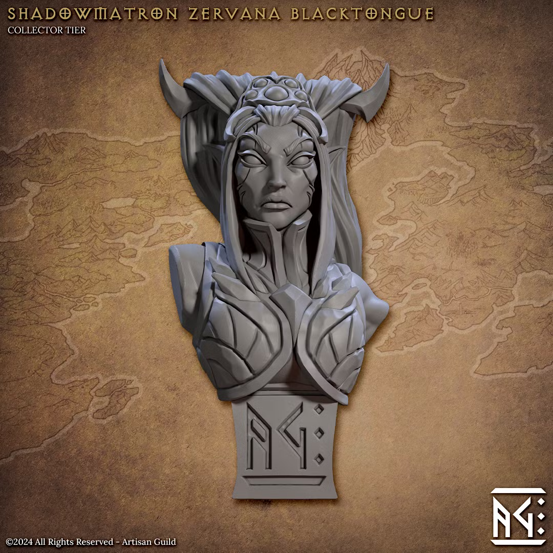 Blacktongue Assassins - Shadowmatron Zervana Blacktongue (Bust)