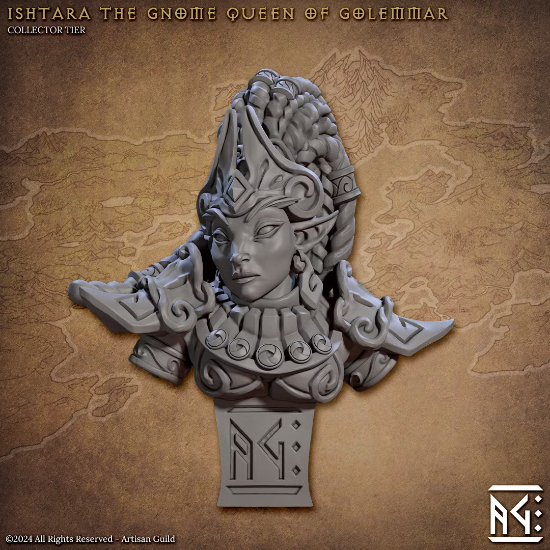 Blacktongue Assassins - Ishtara the Gnome Queen of Golemmar (Bust)