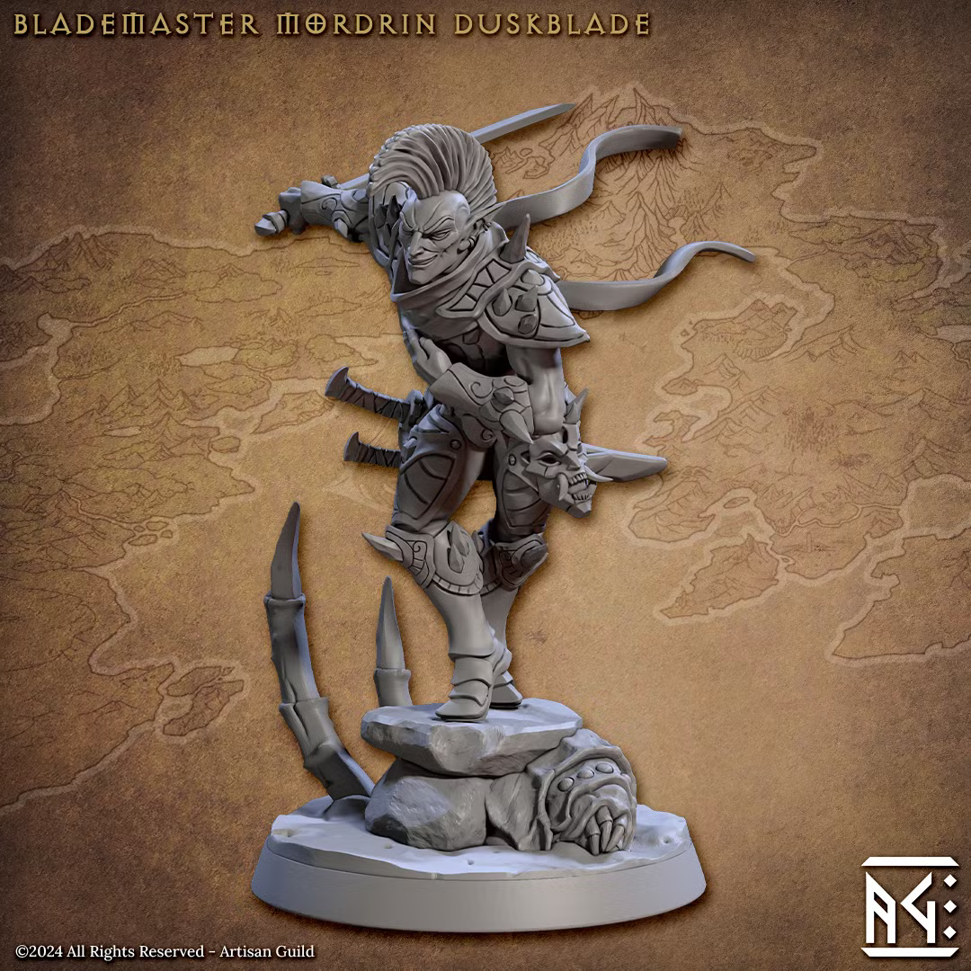 Blacktongue Assassins - Blademaster Mordrin Duskblade