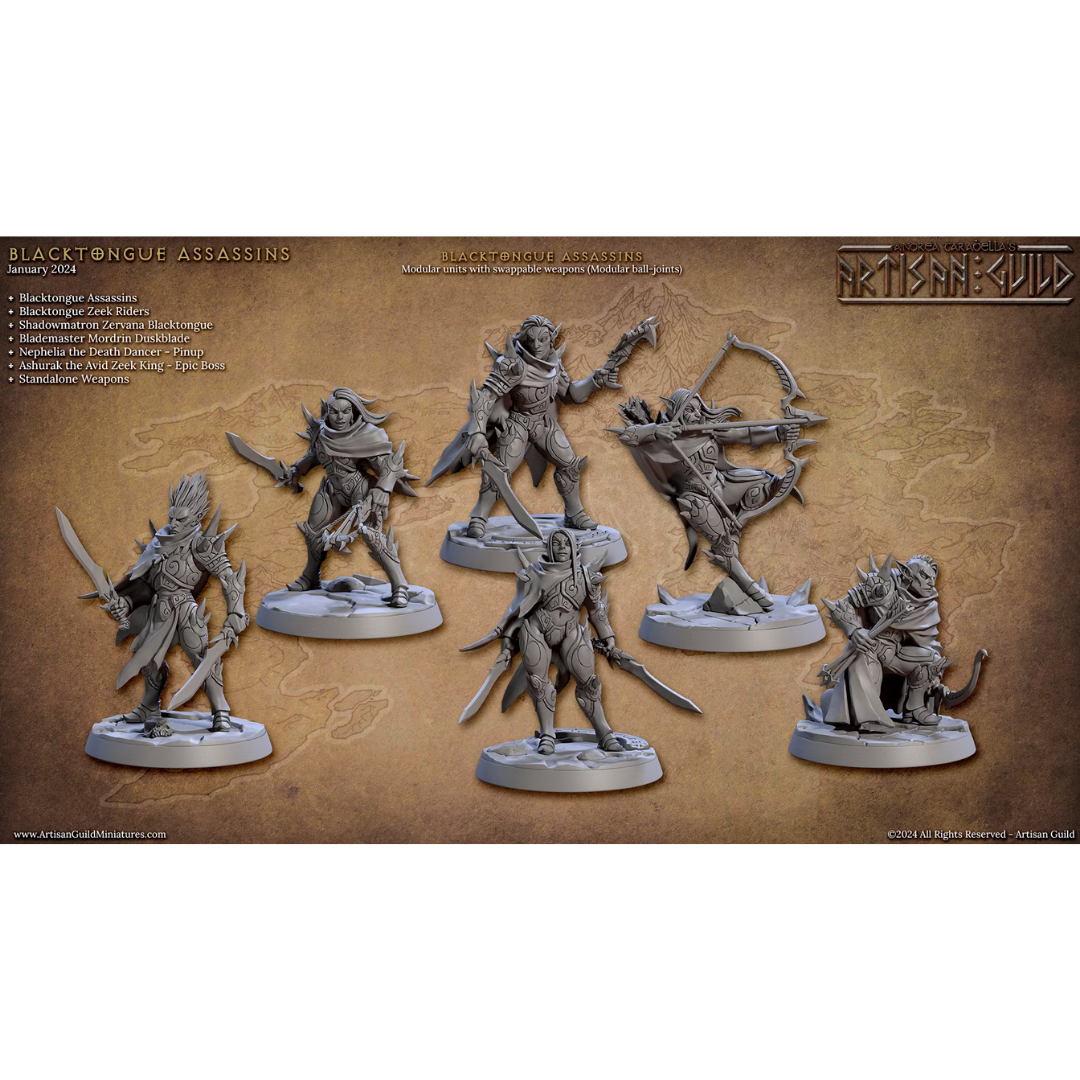 Blacktongue Assassins (6 Minis)