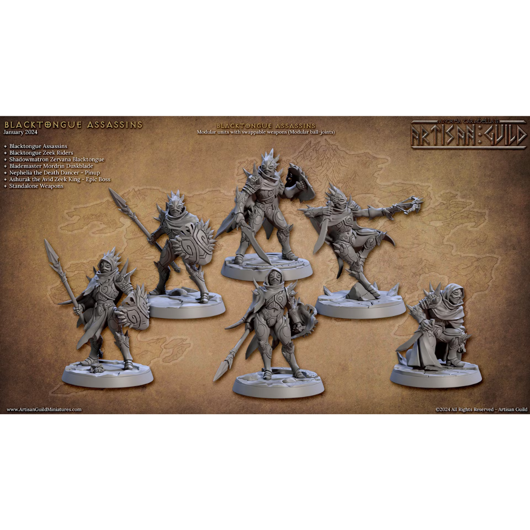 Blacktongue Assassins Alternate (6 Minis)
