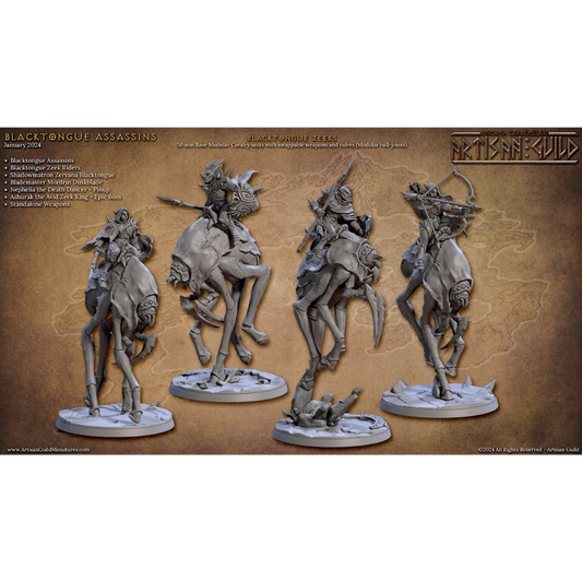 Blacktongue Assassins - Blacktongue Zeeks Alternate (4 Minis)