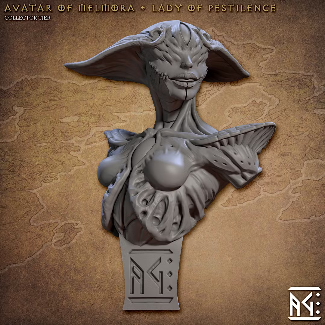 Cultist of Melmora - Avatar of Melmora - Lady of Pestilence (Bust)