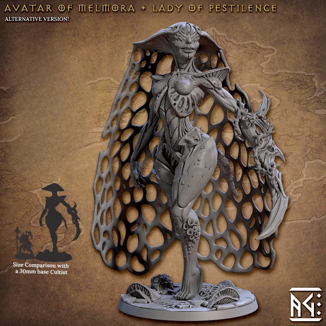 Cultist of Melmora - Avatar of Melmora - Lady of Pestilence