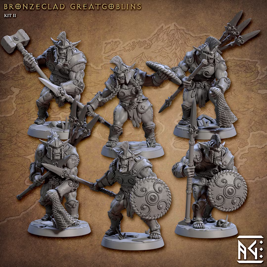 Bronzeclad Greatgoblin Alternate (6 Minis)