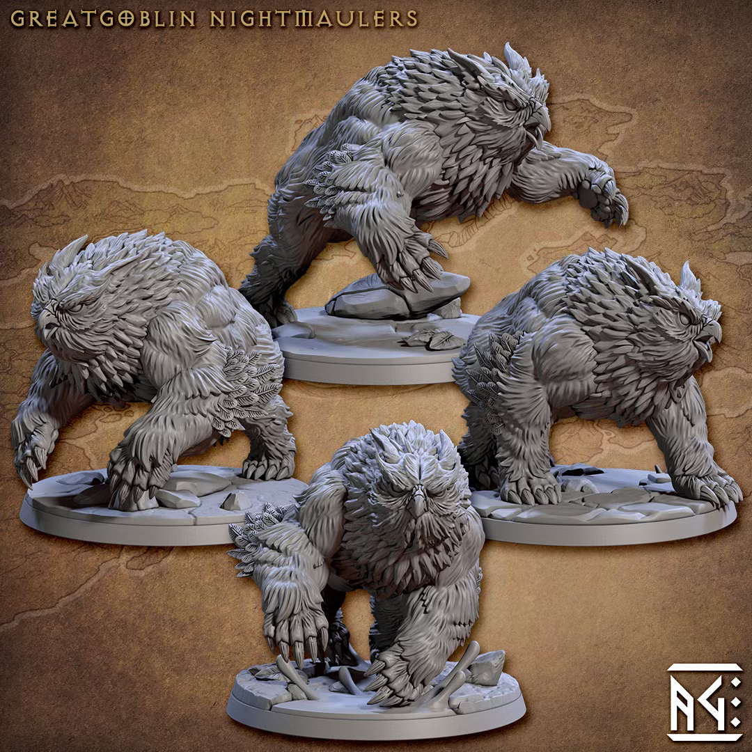 Bronzeclad Greatgoblin - Nightmaulers (4 Minis)