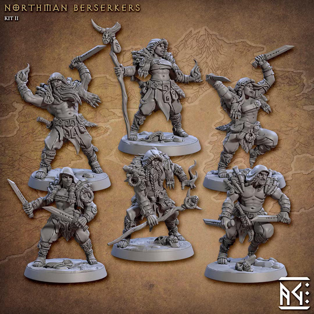 Skutagaard Northmen II - Northmen Berserkers (6 Minis)