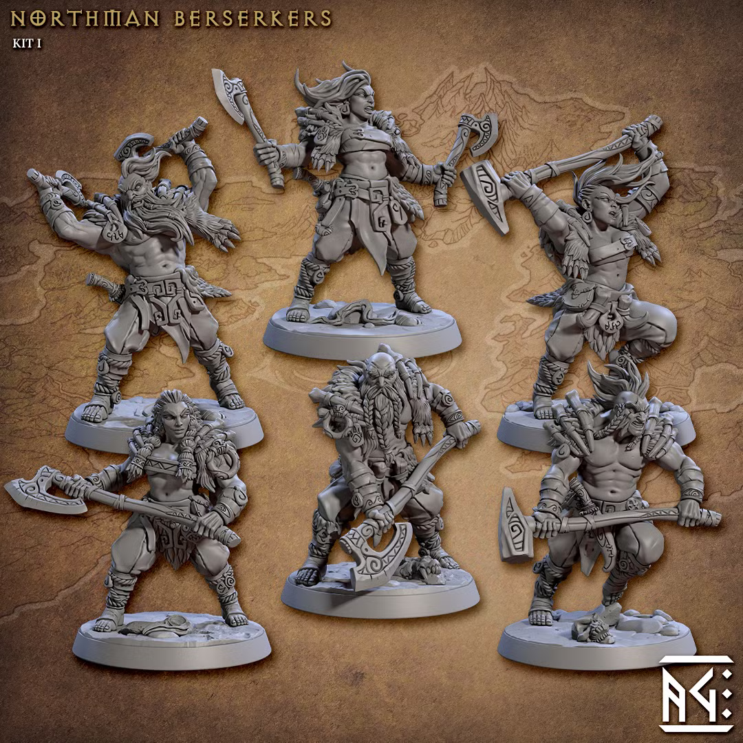Skutagaard Northmen II - Northmen Berserker Alternate (6 Minis)