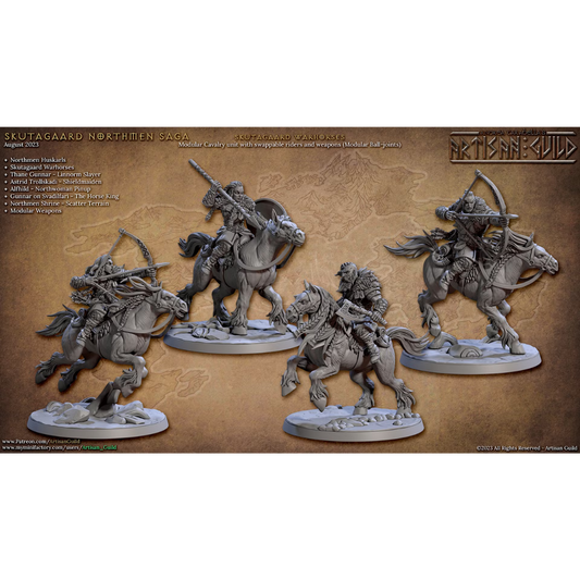 Skutagaard Northmen - Skutagaard Warhorse Riders Alternate (4 Minis)