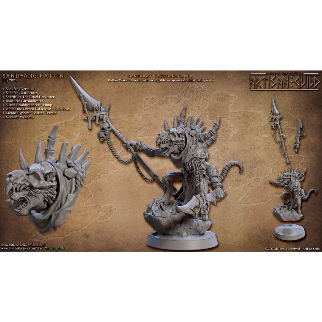 Sandfang Ratkins - Bonekrat Carrionbearer