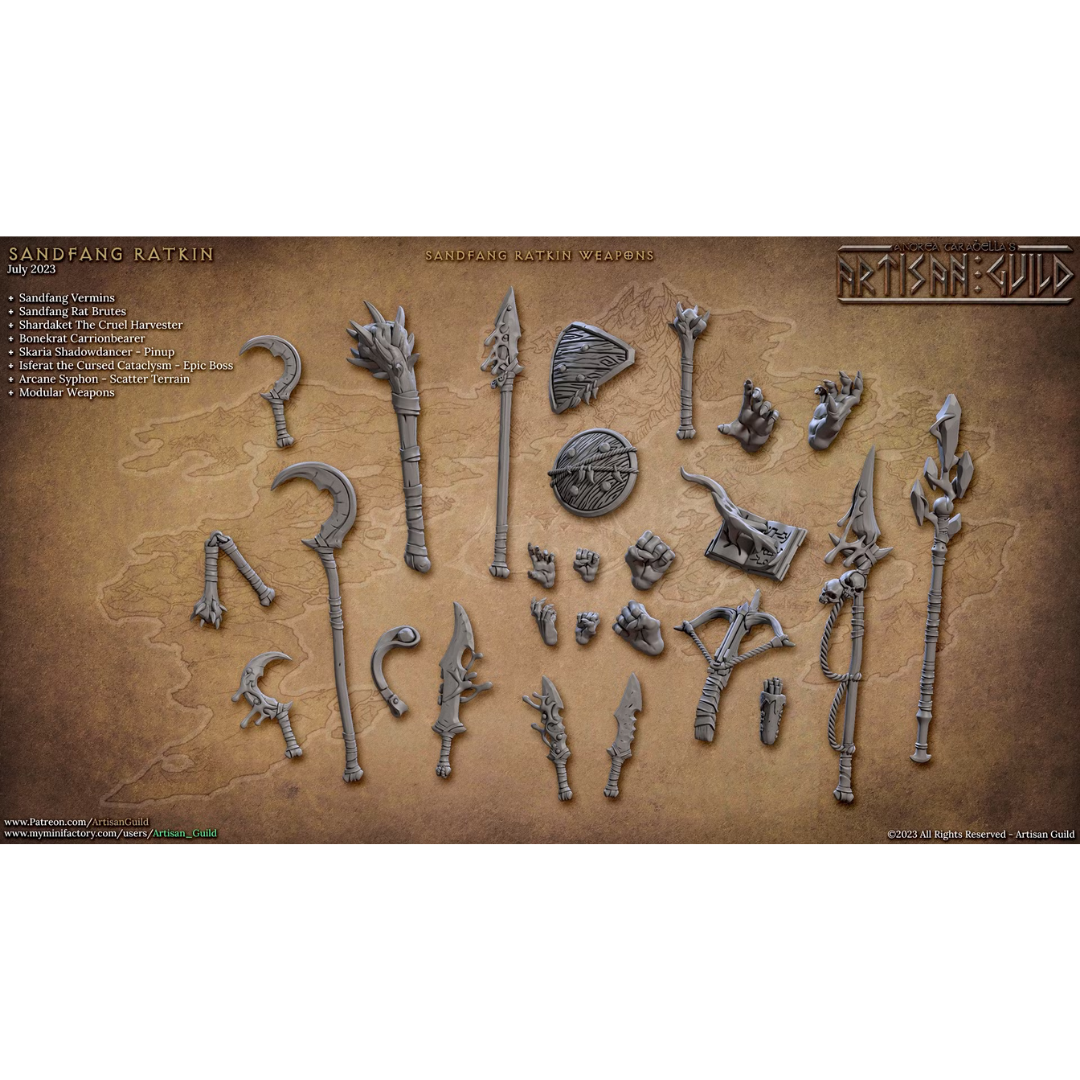 Sandfang Ratkins - Weapons (26 Bits)
