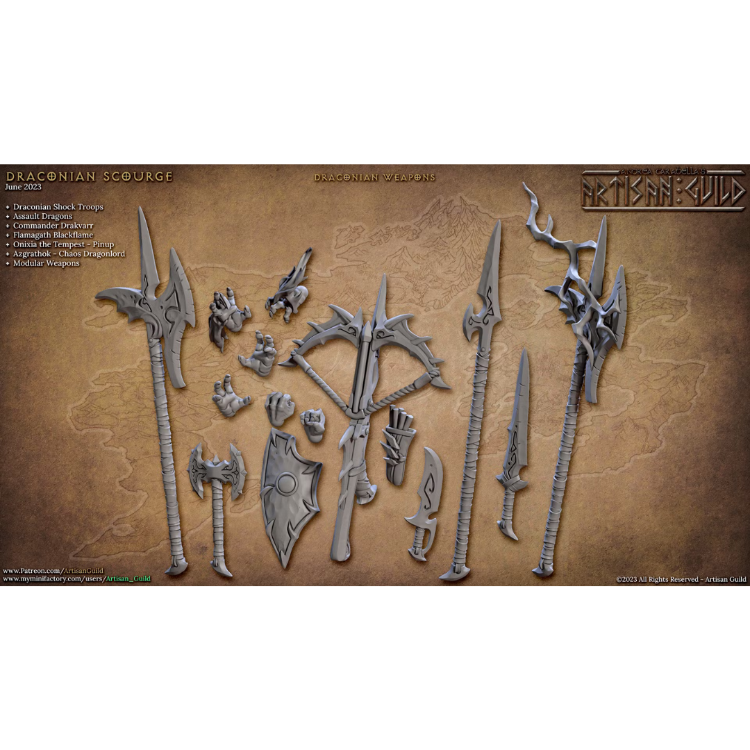 Draconian Scourge - Weapons (15 Bits)