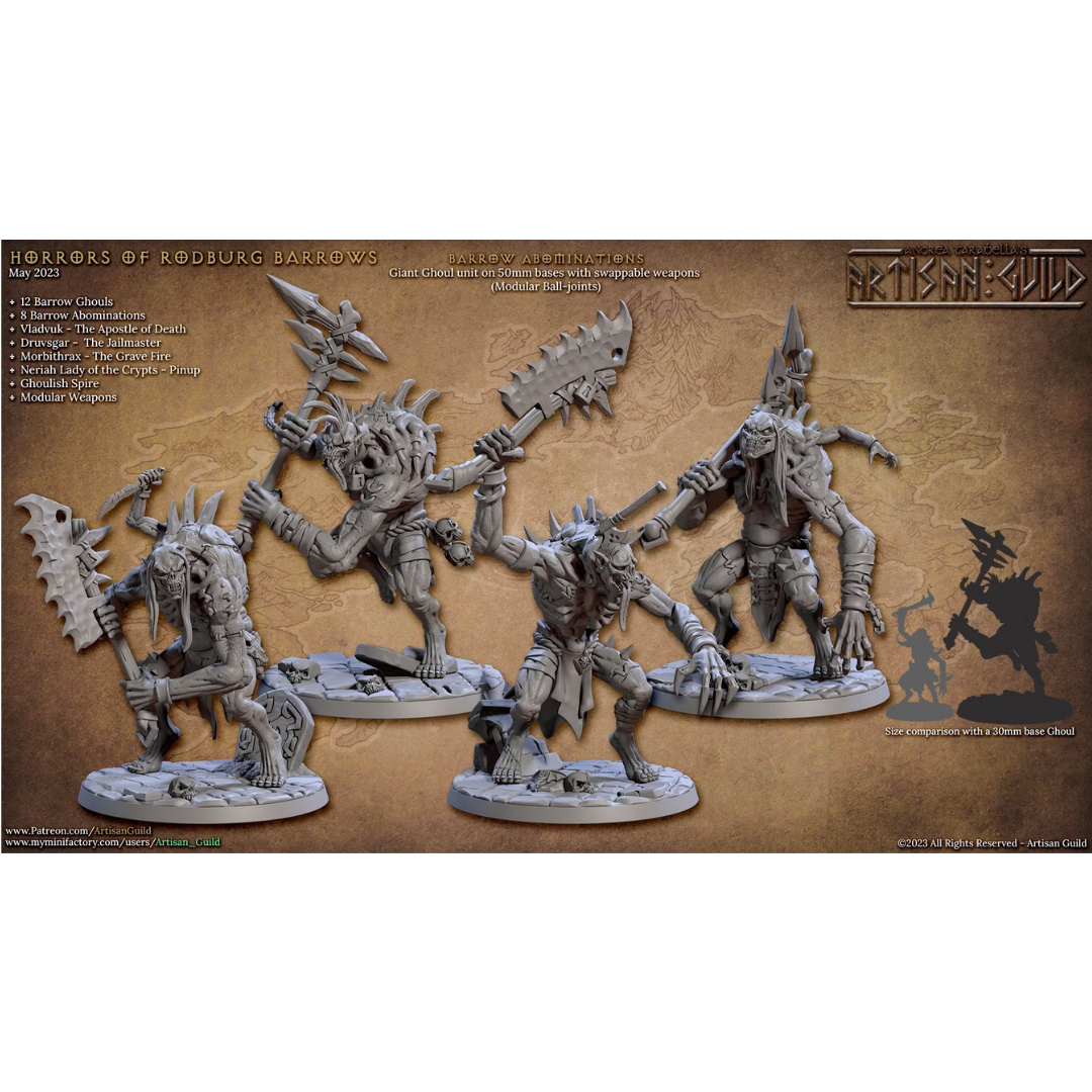 Rodburg Barrows - Barrow Abominations (4 Minis)
