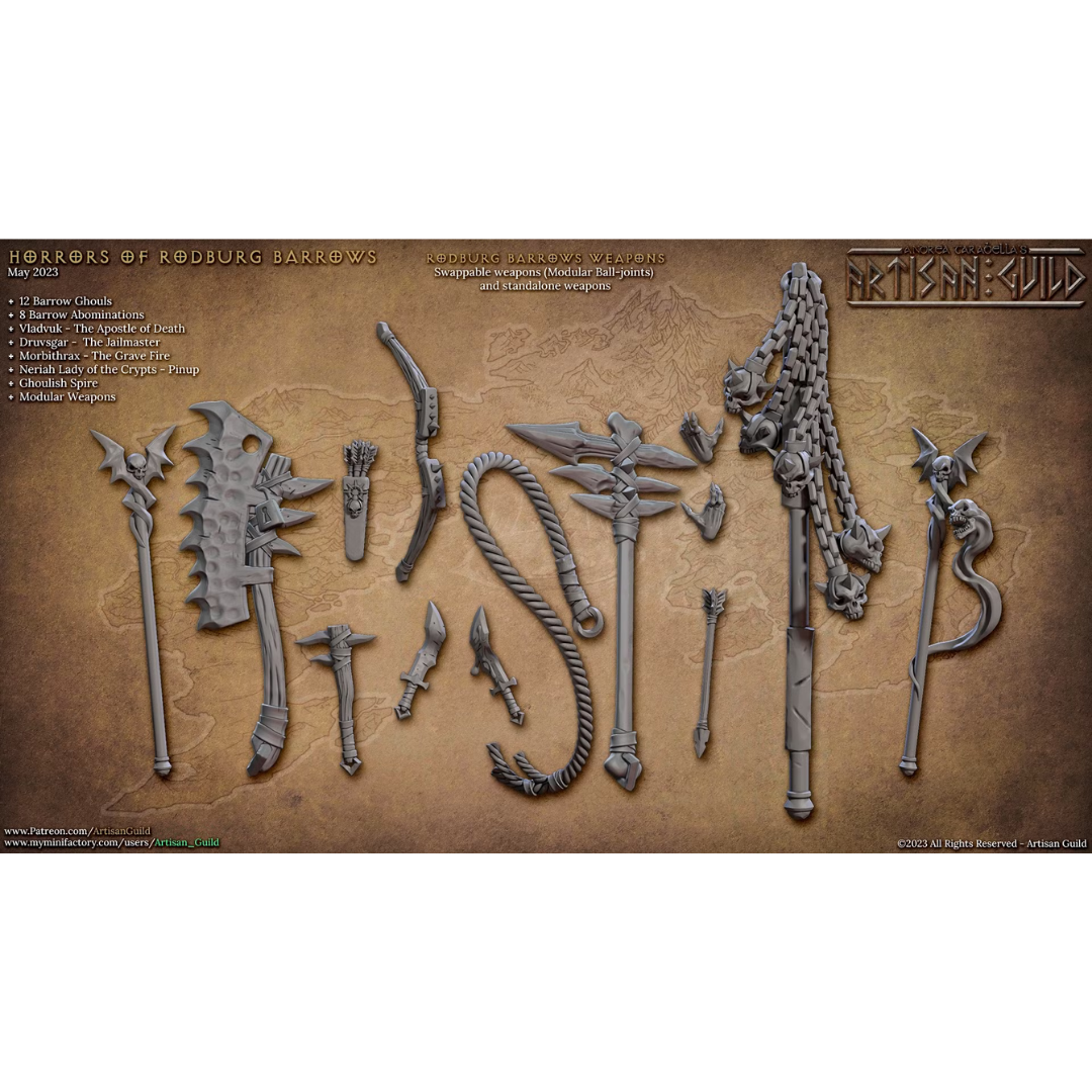 Rodburg Barrows - Weapons (14 Bits)