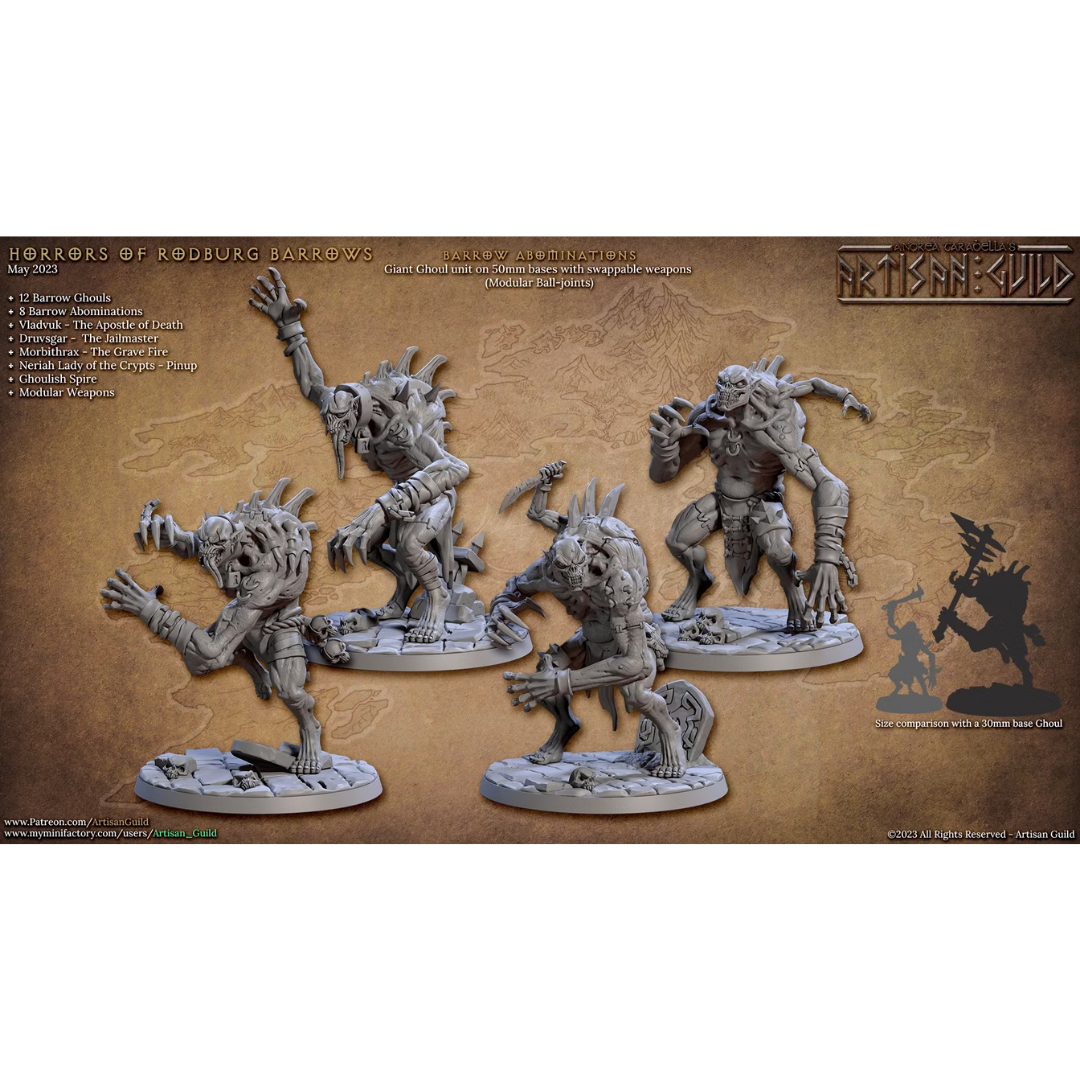 Rodburg Barrows - Barrow Abominations Alternate (4 Minis)