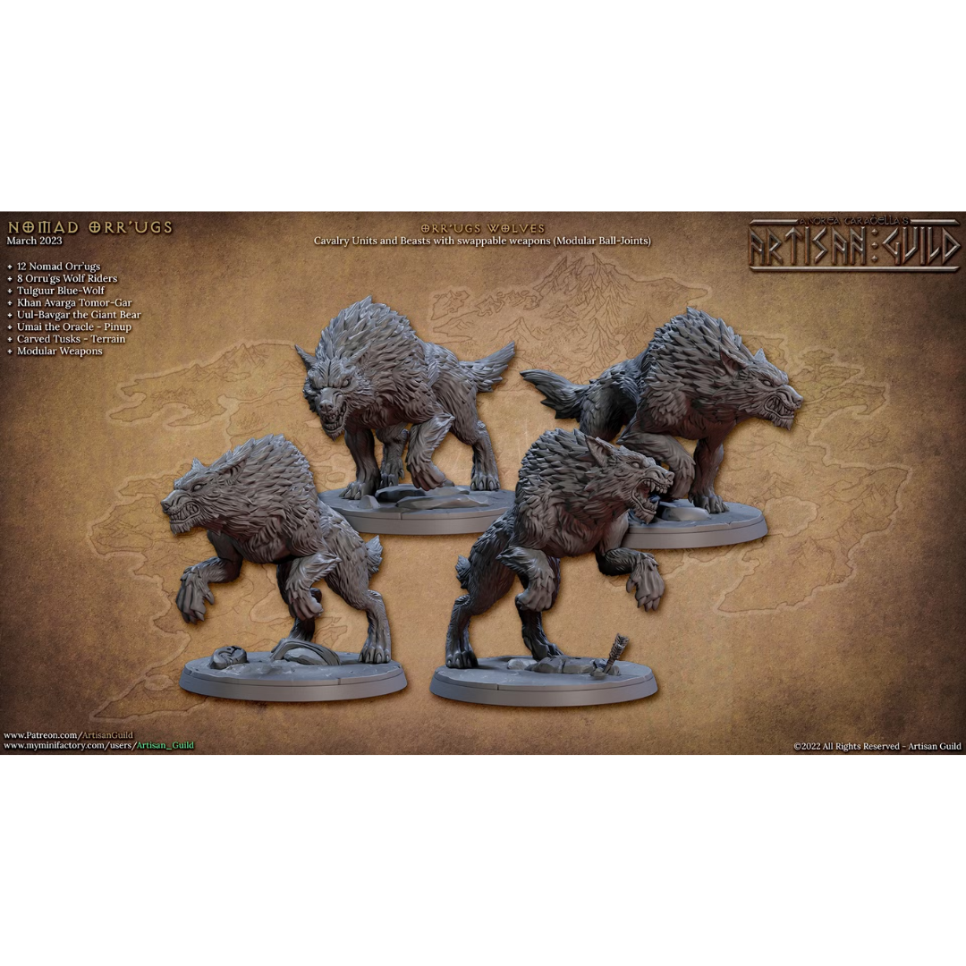 Nomad Orr'ugs - Wolves (4 Minis)
