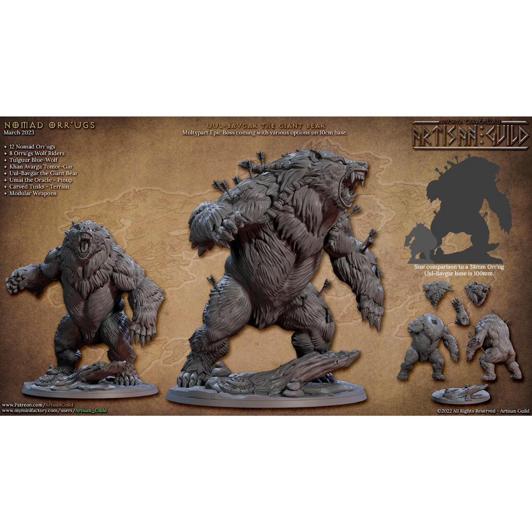 Nomad Orr'ugs - Uul-Bavgar the Giant Bear