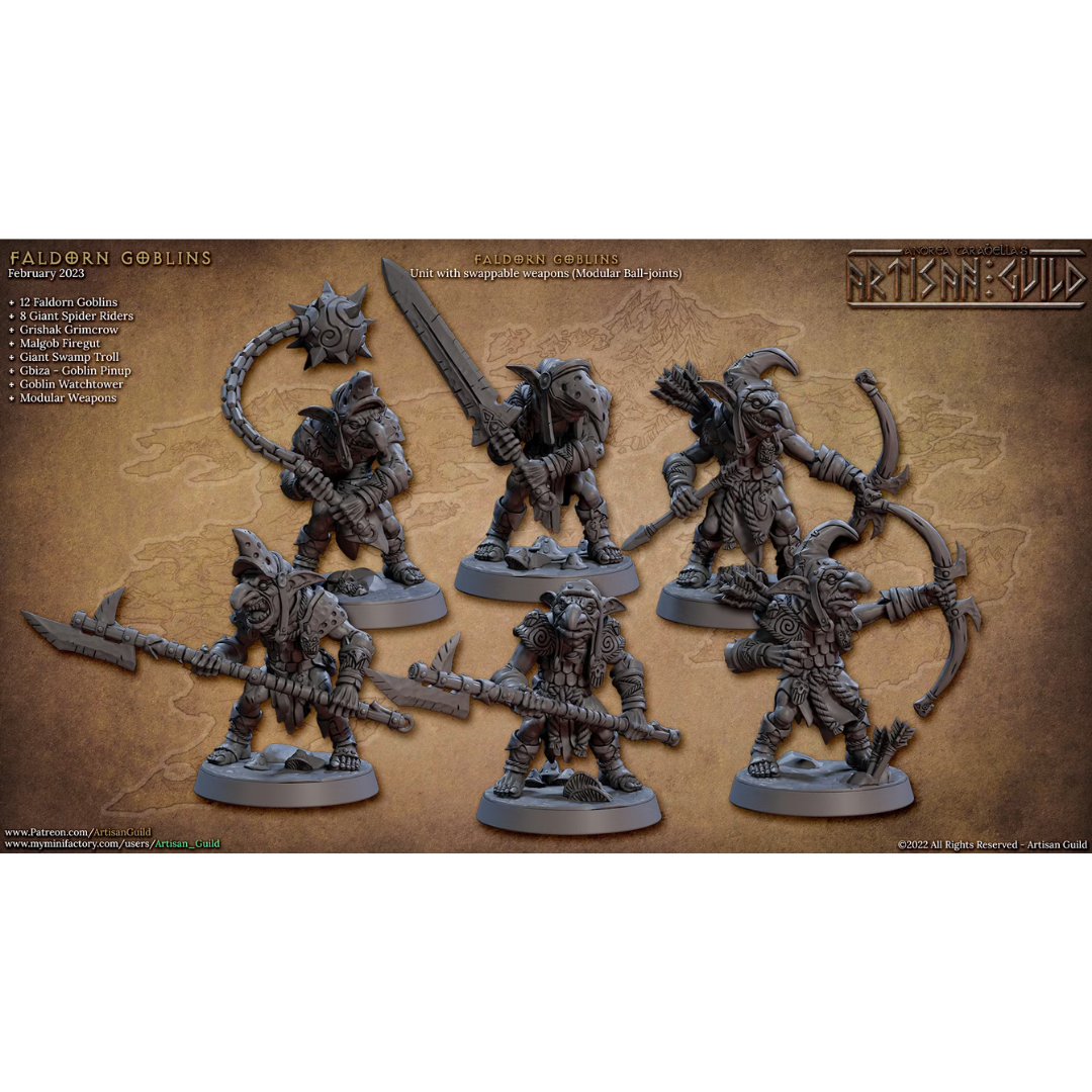 Faldorn Goblins (6 Minis)