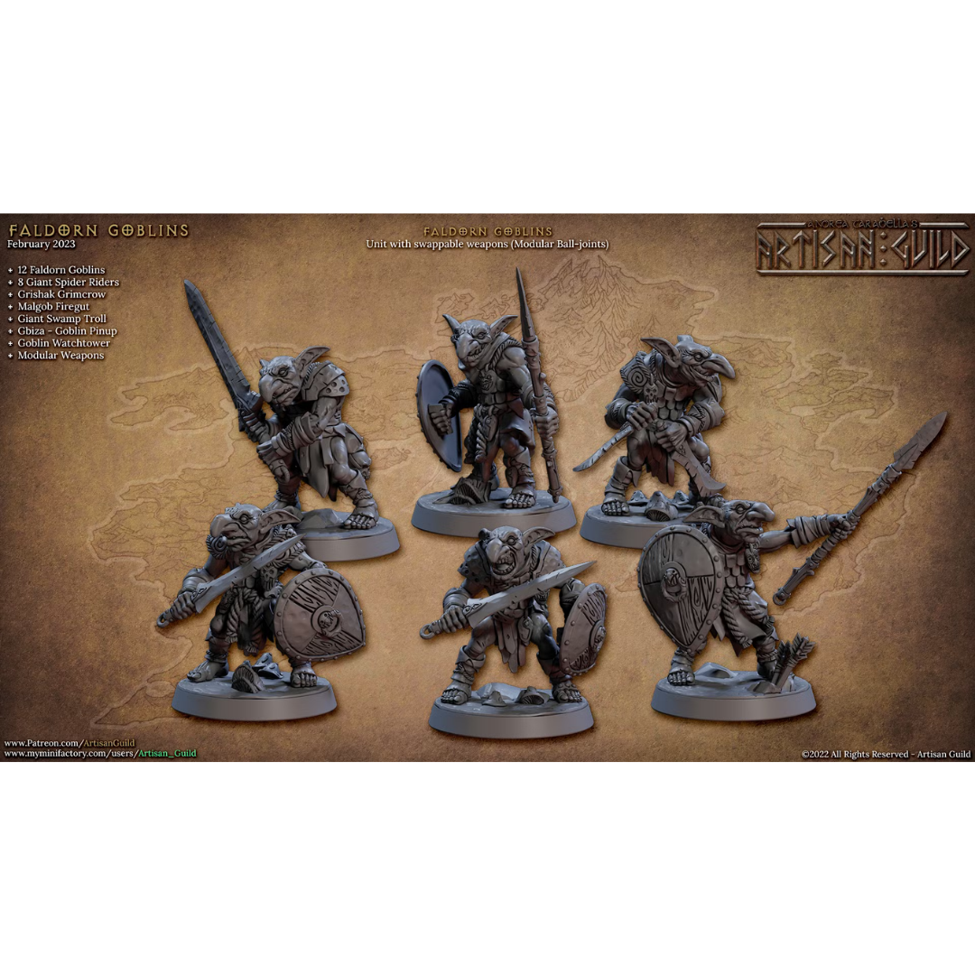 Faldorn Goblins Alternate (6 Minis)
