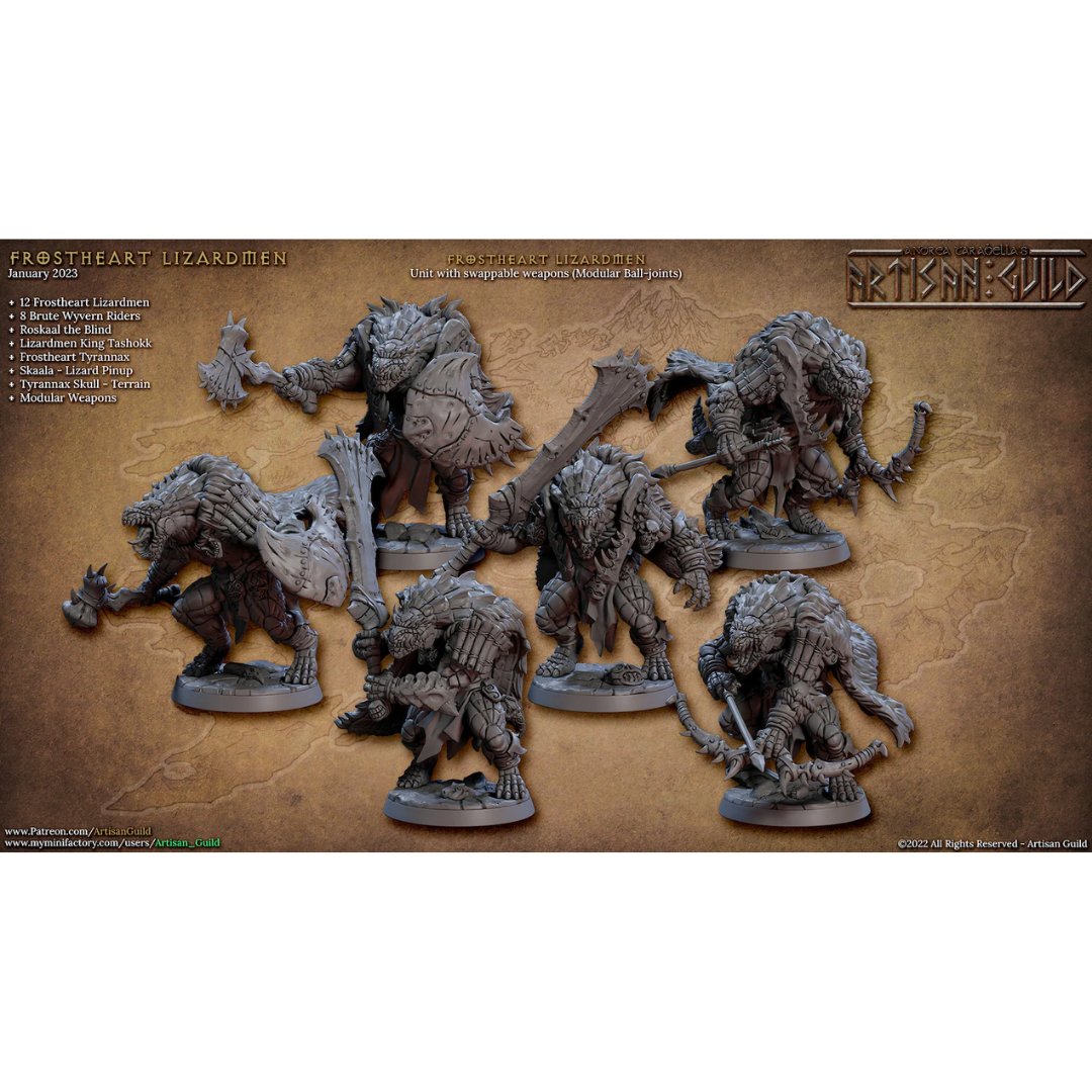 Frostheart Lizardmen (6 Minis)