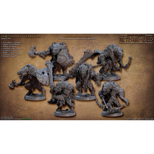 Frostheart Lizardmen (6 Minis)