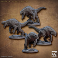 Frostheart Lizardmen - Brute Wyverns (4 Minis)