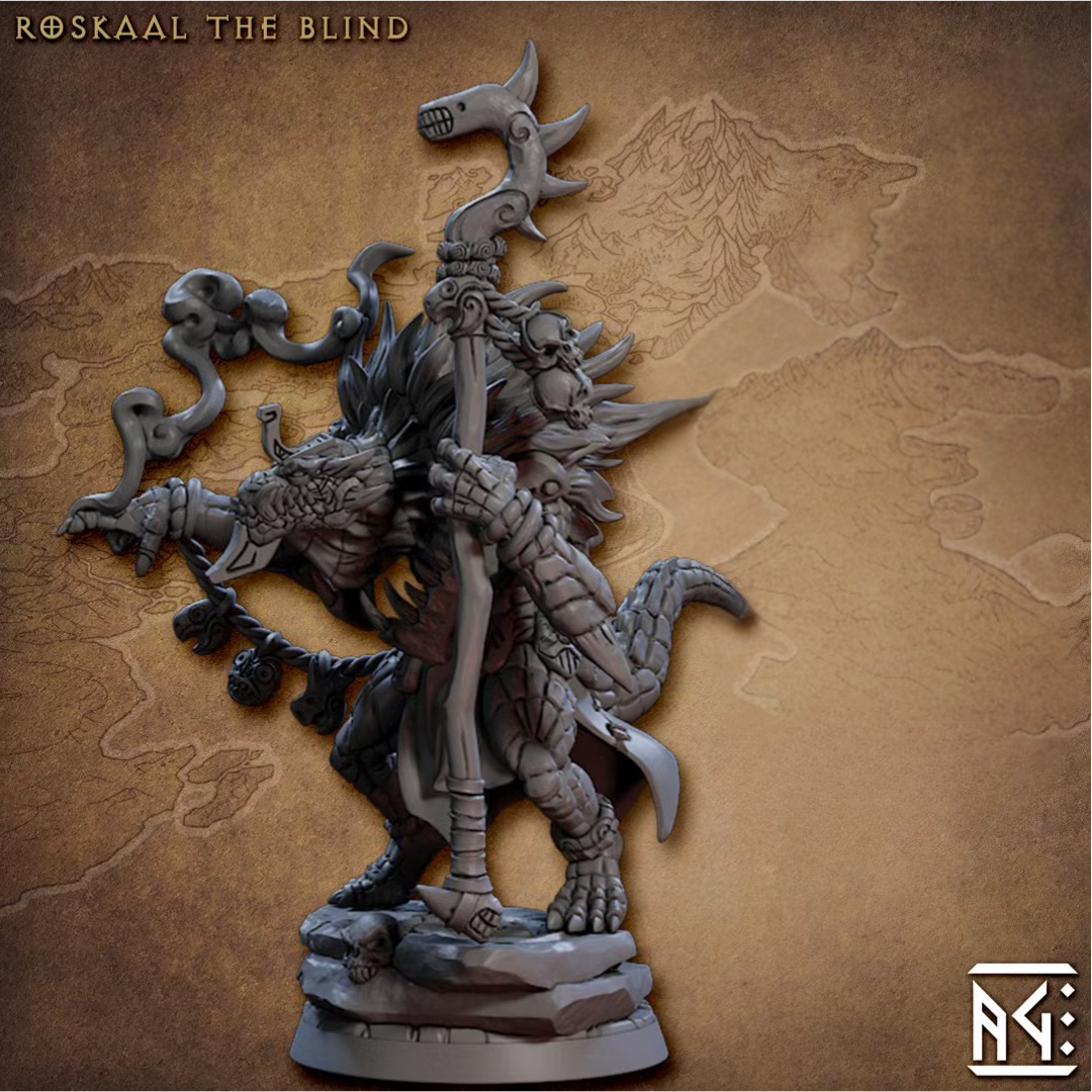 Frostheart Lizardmen - Roskaal the Blind