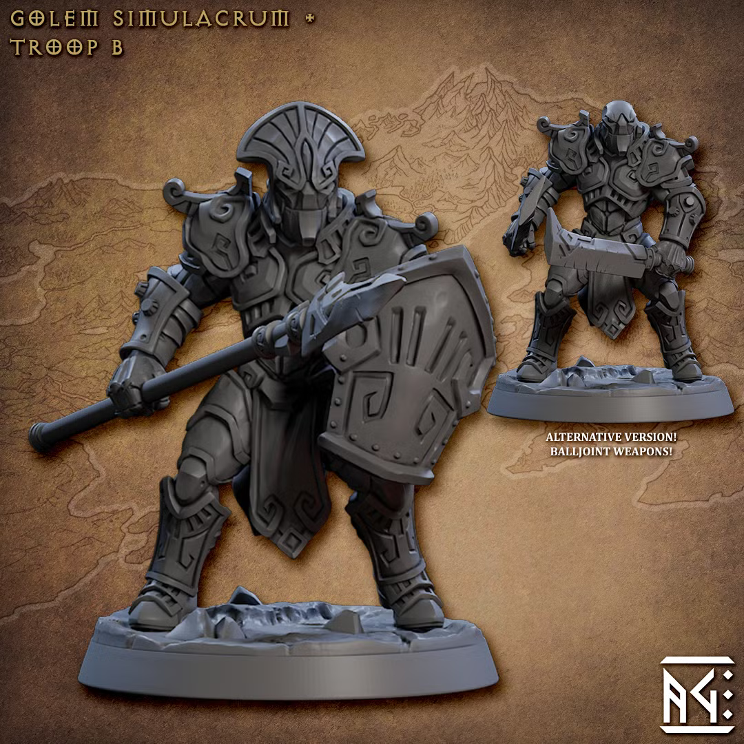 Golem Simulcara - Troop B (2 Minis)