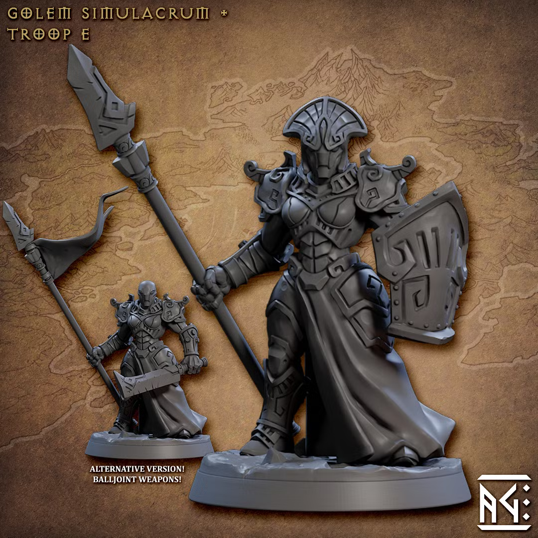 Golem Simulcara - Troop E (2 Minis)